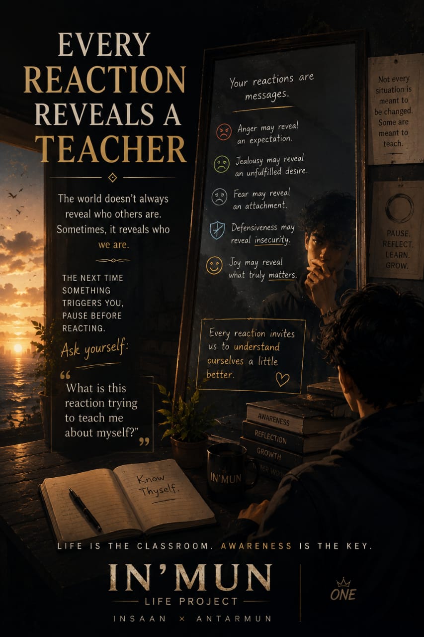 Every Reaction Reveals a Teacher